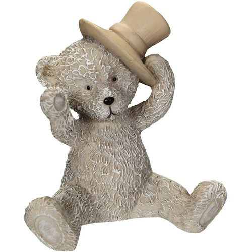 4050223710060 - Dekofigur Bär mit Hut 7cm grau B7cm H7cm T5cm Polyresin Dekofiguren 4050223710060 - Dekofigur Bär mit Hut 7cm grau B7cm H7cm T5cm Polyresin Dekofiguren