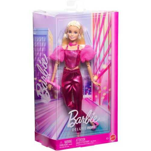 0194735303083 - Puppe Deluxe Style im pinken Metallic Outfit
