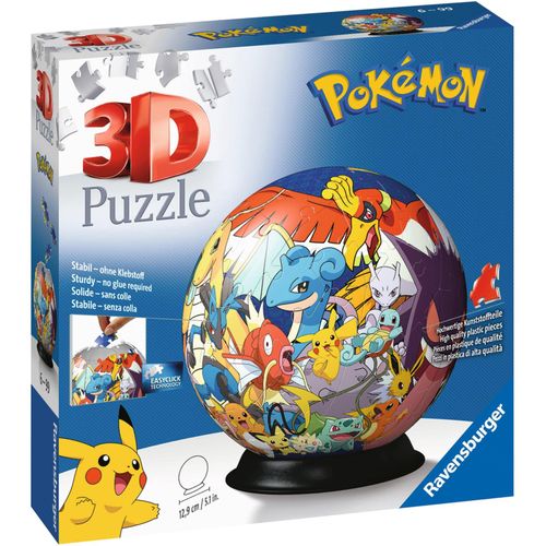 4005556117857 - Ravensburger 3D Puzzle 11785 - Puzzle-Ball Pokémon - 72 Teile - Puzzle-Ball für Pokémon Fans ab 6 Jahren 4005556117857 - Ravensburger 3D Puzzle 11785 - Puzzle-Ball Pokémon - 72 Teile - Puzzle-Ball für Pokémon Fans ab 6 Jahren