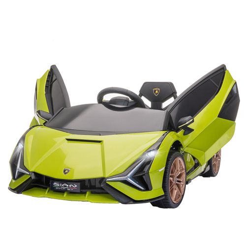 4255633572301 - Homcom - Kinderfahrzeug 12V 2 Fahrmodi Lamborghini sian SUV-Auto-Spielzeug Elektroauto mit Fernbedienung Musik(MP3 USB) Licht 37-60 Monate Metall