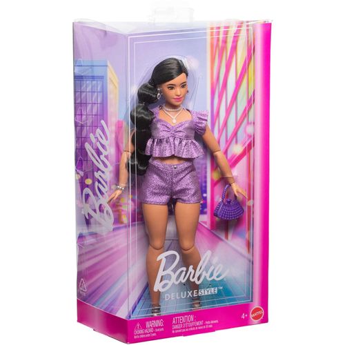 0194735303045 - Puppe Deluxe Style im violetten Metallic Outfit 0194735303045 - Puppe Deluxe Style im violetten Metallic Outfit