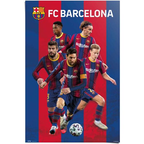 8714597610703 - Poster REINDERS FC Barcelona Camp Nou - Spanien - Spieler bunt (farbe bild(er) mehrfarbig) B61cm H915cm Papier Bilder