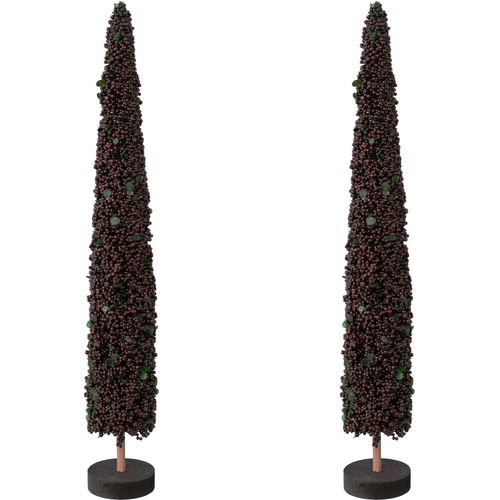 4064118112815 - Dekobaum CREATIV DECO Weihnachtsdeko Dekofiguren Gr H 3800 cm blau (dunkelblau) Dekoweihnachtsbäume auf hochwertiger Holzbase mit Perlen verziert Höhe 38 cm 4064118112815 - Dekobaum CREATIV DECO Weihnachtsdeko Dekofiguren Gr H 3800 cm blau (dunkelblau) Dekoweihnachtsbäume auf hochwertiger Holzbase mit Perlen verziert Höhe 38 cm