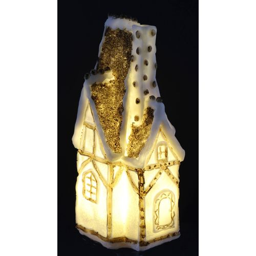 4019844774219 - LED Dekofigur IGEA Haus Lampen Gr Höhe 24 cm 1 St weiß Dekofiguren Weihnachtsdeko aus Polyresin Höhe ca 24 cm 4019844774219 - LED Dekofigur IGEA Haus Lampen Gr Höhe 24 cm 1 St weiß Dekofiguren Weihnachtsdeko aus Polyresin Höhe ca 24 cm