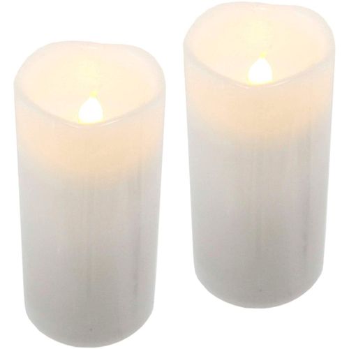 4019844803018 - LED-Kerze IGEA Batteriebetriebene LED-Kerzen aus Echtwachs Höhe ca 125 cm weiß H125cm Ø55cm Echtwachs Kerzen flackerndes Stimmungslicht Stumpenkerze für den Adventskranz 4019844803018 - LED-Kerze IGEA Batteriebetriebene LED-Kerzen aus Echtwachs Höhe ca 125 cm weiß H125cm Ø55cm Echtwachs Kerzen flackerndes Stimmungslicht Stumpenkerze für den Adventskranz