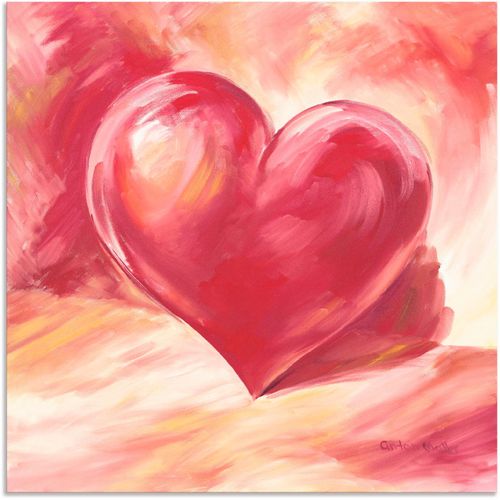 4057738390145 - Wandbild ARTLAND Rosa rotes Herz Bilder Gr B H 50 cm x 50 cm Alu-Dibond-Druck Herzen 1 St rot Bild Poster Bilder als Alubild Leinwandbild Wandaufkleber oder in versch Größen 4057738390145 - Wandbild ARTLAND Rosa rotes Herz Bilder Gr B H 50 cm x 50 cm Alu-Dibond-Druck Herzen 1 St rot Bild Poster Bilder als Alubild Leinwandbild Wandaufkleber oder in versch Größen