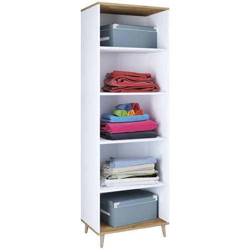 4051814411144 - Holz Regal 5 Fächer Maße H 240 x B 70 x T 39 cm Schuhregal Mehrzweckschrank - Landos 4051814411144 - Holz Regal 5 Fächer Maße H 240 x B 70 x T 39 cm Schuhregal Mehrzweckschrank - Landos