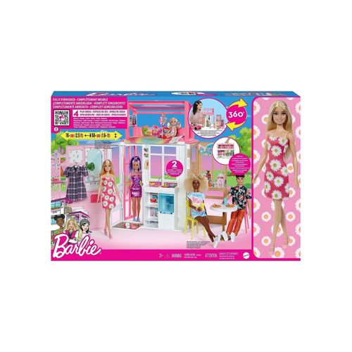 0194735079803 - HHY40 - Barbie - Barbie-Puppenhaus mit Puppe 0194735079803 - HHY40 - Barbie - Barbie-Puppenhaus mit Puppe