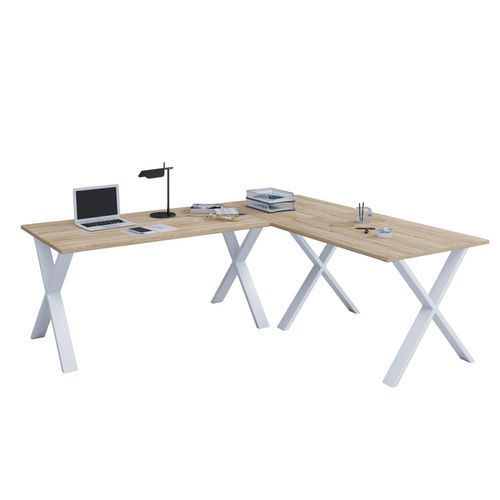 4051814399640 - Holz Schreibtisch Eckschreibtisch schlicht 190x190 L Form links oder rechts Arbeitstisch Platte 80 cm tief Computertisch Büromöbel - Lona X 4051814399640 - Holz Schreibtisch Eckschreibtisch schlicht 190x190 L Form links oder rechts Arbeitstisch Platte 80 cm tief Computertisch Büromöbel - Lona X
