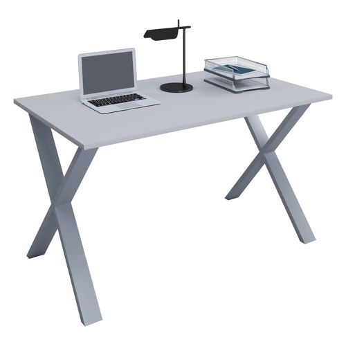 4051814378638 - Holz Schreibtisch H 76 x B 110 x T 50 cm Computertisch schlicht Füße aus hochwertigem Metall Arbeitstisch Büromöbel - Lona U 4051814378638 - Holz Schreibtisch H 76 x B 110 x T 50 cm Computertisch schlicht Füße aus hochwertigem Metall Arbeitstisch Büromöbel - Lona U