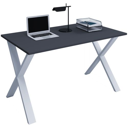 4051814432651 - Holz Schreibtisch H 76 x B 110 x T 50 cm Computertisch schlicht Füße aus hochwertigem Metall Arbeitstisch Büromöbel - Lona U 4051814432651 - Holz Schreibtisch H 76 x B 110 x T 50 cm Computertisch schlicht Füße aus hochwertigem Metall Arbeitstisch Büromöbel - Lona U