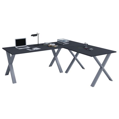 4051814434419 - Holz Schreibtisch Eckschreibtisch schlicht 190x160 L Form links oder rechts Arbeitstisch Platte 80 cm tief Computertisch Büromöbel - Lona X 4051814434419 - Holz Schreibtisch Eckschreibtisch schlicht 190x160 L Form links oder rechts Arbeitstisch Platte 80 cm tief Computertisch Büromöbel - Lona X