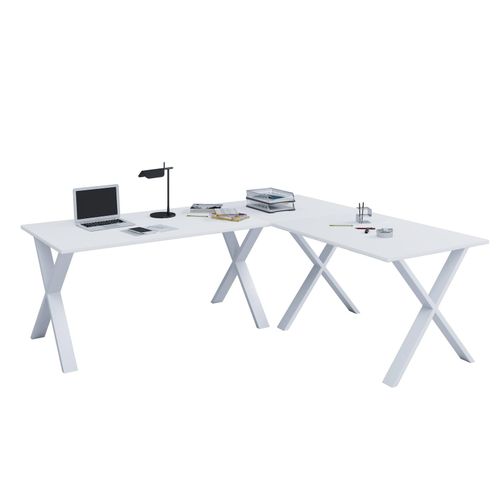 4051814399374 - Holz Schreibtisch Eckschreibtisch schlicht 190x130 L Form links oder rechts Arbeitstisch Platte 50 cm tief Computertisch Büromöbel - Lona X 4051814399374 - Holz Schreibtisch Eckschreibtisch schlicht 190x130 L Form links oder rechts Arbeitstisch Platte 50 cm tief Computertisch Büromöbel - Lona X