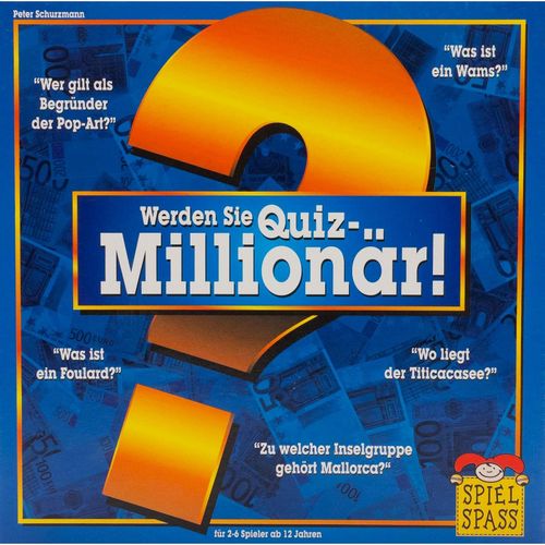 4029518100183 - Werden Sie Quiz-Millionär! mit 4400 Fragen für 2-6 erwachsene Spieler