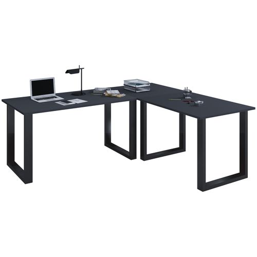 4051814433955 - Holz Schreibtisch Eckschreibtisch schlicht 190x190 L Form links oder rechts Arbeitstisch Platte 80 cm tief Computertisch Büromöbel - Lona U 4051814433955 - Holz Schreibtisch Eckschreibtisch schlicht 190x190 L Form links oder rechts Arbeitstisch Platte 80 cm tief Computertisch Büromöbel - Lona U
