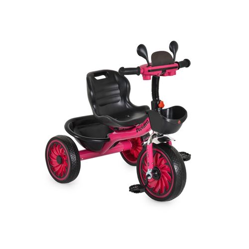 3800146231736 - Byox Dreirad Twidle Körbe Musikfunktion Lichter EVA-Reifen verstellbarer Sitz pink