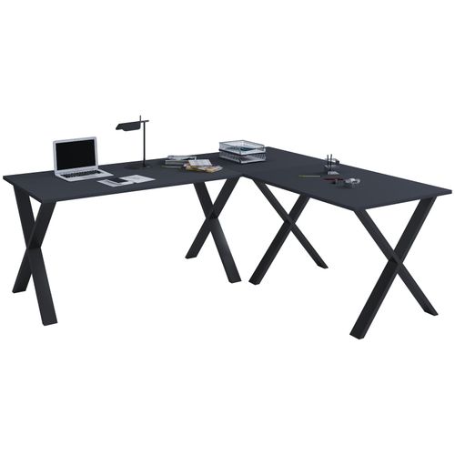 4051814434174 - Holz Schreibtisch Eckschreibtisch schlicht 190x160 L Form links oder rechts Arbeitstisch Platte 80 cm tief Computertisch Büromöbel - Lona X 4051814434174 - Holz Schreibtisch Eckschreibtisch schlicht 190x160 L Form links oder rechts Arbeitstisch Platte 80 cm tief Computertisch Büromöbel - Lona X