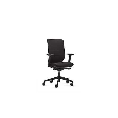 4260749141037 - Bürostuhl to-sync work comfort mit Armlehnen Synchronmechanik Komfortpolstersitz schwarz schwarz