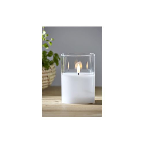7391482041562 - Star Trading - led Windlicht Flamme transparentes Glas Batterie Timer 125x9cm 7391482041562 - Star Trading - led Windlicht Flamme transparentes Glas Batterie Timer 125x9cm