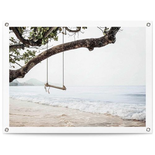 8714597638172 - Poster REINDERS Strand blau (farbe bild(er) blau) B80cm H60cm T01cm Leinwand Bilder Outdoor für Garten oder Balkon