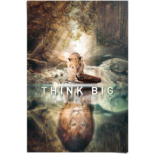 8714597623369 - Poster REINDERS Glaube an dich bunt (farbe bild(er) bunt) B61cm H915cm T01cm Papier Bilder
