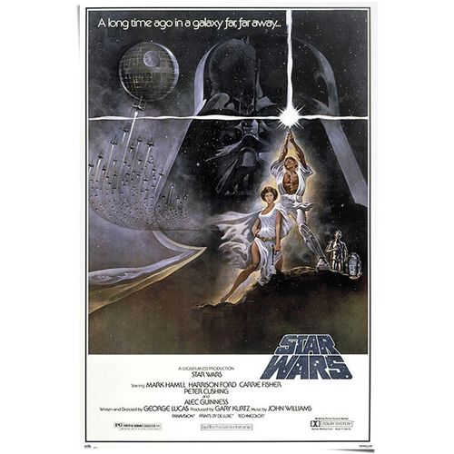 8714597626728 - Poster REINDERS Star Wars - a new hope blau (farbe bild(er) blau) B61cm H915cm T01cm Papier Bilder