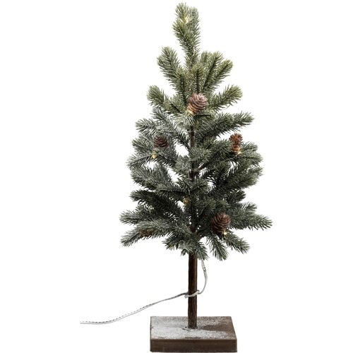 4064118284437 - Winterliche Kunstpflanze CREATIV GREEN Tannenbaum grün H40cm Kunststoff Kunstpflanzen mit LED-Beleuchtung 4064118284437 - Winterliche Kunstpflanze CREATIV GREEN Tannenbaum grün H40cm Kunststoff Kunstpflanzen mit LED-Beleuchtung