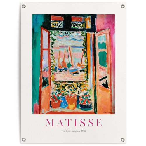8714597638646 - Poster REINDERS Henri Matisse Window bunt (farbe bild(er) bunt) B60cm H80cm T01cm Leinwand Bilder Outdoor für Garten oder Balkon