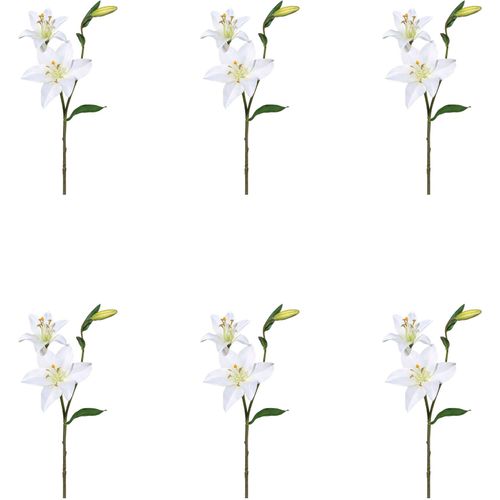 4064118117834 - Kunstblume CREATIV GREEN Lilie weiß H60cm Obermaterial 60% Polyethylen 40% Polyester Kunstpflanzen