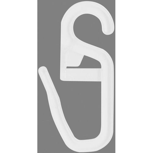 4015161032971 - Faltenclip Via Gr 17 weiß H32cm Ø1cm Kunststoff Gardinenbefestigungen Faltenhaken für Vorhangringe