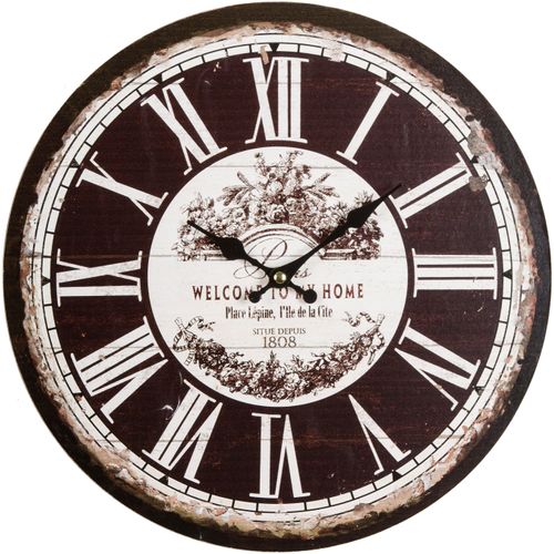 4250965945281 - Wanduhr MYFLAIR MÖBEL & ACCESSOIRES Welcome Wanduhren Gr B H 45 cm x 338 cm schwarz Wanduhren rund Ø 338 cm römische Ziffern dekorativ in Küche & Wohnzimmer 4250965945281 - Wanduhr MYFLAIR MÖBEL & ACCESSOIRES Welcome Wanduhren Gr B H 45 cm x 338 cm schwarz Wanduhren rund Ø 338 cm römische Ziffern dekorativ in Küche & Wohnzimmer
