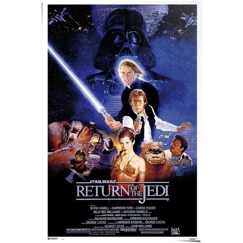 8714597626735 - Poster REINDERS Star Wars - return of the Jedi blau (farbe bild(er) blau) B61cm H915cm T01cm Papier Bilder