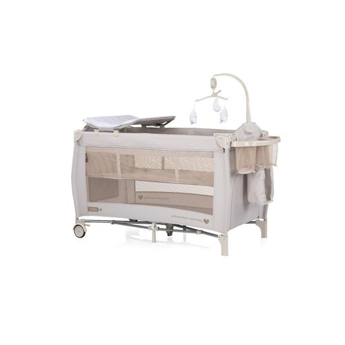 3800931064563 - Reisebett Bella seitlicher Eingang Moskitoschutz Wickelauflage weiß beige 3800931064563 - Reisebett Bella seitlicher Eingang Moskitoschutz Wickelauflage weiß beige