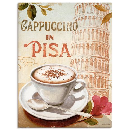 4055327756808 - Wandbild ARTLAND Kaffee in Europa IV Bilder Gr B H 30 cm x 40 cm Leinwandbild Getränke Hochformat 1 St braun Bild Leinwandbild Kunstdrucke Bilder als Leinwandbild Wandaufkleber oder Poster in versch Größen