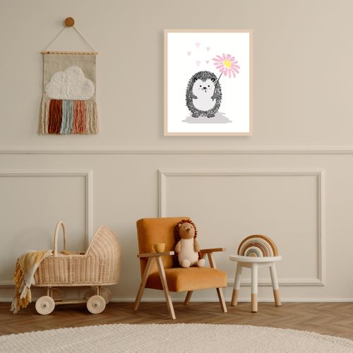 4068223534043 - Bild mit Rahmen LÜTTENHÜTT oder Poster Igel mit Herzen und Blume bunt (farbe rahmen beige farbe bild(er) bunt) B50cm H70cm T07cm Holz Plexiglas Bilder HD Premium Druck 4068223534043 - Bild mit Rahmen LÜTTENHÜTT oder Poster Igel mit Herzen und Blume bunt (farbe rahmen beige farbe bild(er) bunt) B50cm H70cm T07cm Holz Plexiglas Bilder HD Premium Druck