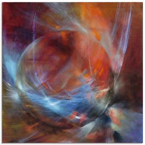 4059745605953 - Glasbild ARTLAND Murmel Bilder Gr B H 50 cm x 50 cm Glasbild Muster quadratisch 1 St bunt Bild Glasbild Glasbilder Bilder in verschiedenen Größen