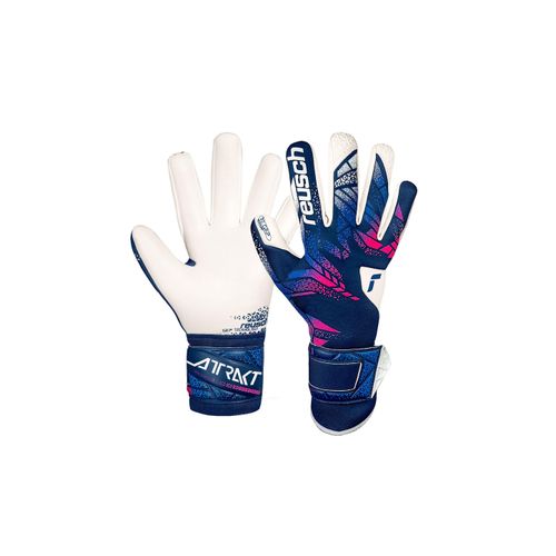 4060485560594 - Torwarthandschuhe REUSCH Attrakt REGRIP Damen Gr 85 pink (pink blau) 56% Elastodien 34% Polyester 5% Polyurethan mehrfarbig Handschuhe mit Negative Cut 4060485560594 - Torwarthandschuhe REUSCH Attrakt REGRIP Damen Gr 85 pink (pink blau) 56% Elastodien 34% Polyester 5% Polyurethan mehrfarbig Handschuhe mit Negative Cut