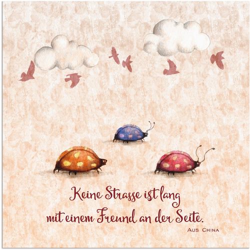 4058661952424 - Wandbild ARTLAND Lebensweisheit Freunde Bilder Gr B H 30 cm x 30 cm Alu-Dibond-Druck Tiere 1 St beige (naturfarben) Bild Kunstdruck Poster Bilder als Alubild Leinwandbild Wandaufkleber oder in versch Größen 4058661952424 - Wandbild ARTLAND Lebensweisheit Freunde Bilder Gr B H 30 cm x 30 cm Alu-Dibond-Druck Tiere 1 St beige (naturfarben) Bild Kunstdruck Poster Bilder als Alubild Leinwandbild Wandaufkleber oder in versch Größen