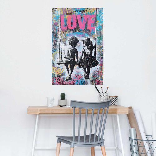 8714597663457 - Poster REINDERS Young Love bunt (farbe bild(er) bunt) B61cm H915cm T01cm Holzwerkstoff Bilder