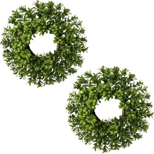 4064118137580 - Kunstkranz CREATIV GREEN Buchsbaumkranz grün Ø28cm Obermaterial 100% Polyethylen Kunstpflanzen 4064118137580 - Kunstkranz CREATIV GREEN Buchsbaumkranz grün Ø28cm Obermaterial 100% Polyethylen Kunstpflanzen