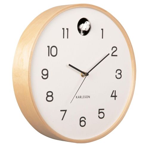 8714302146909 - Wanduhr Birkenholz Natural Cuckoo