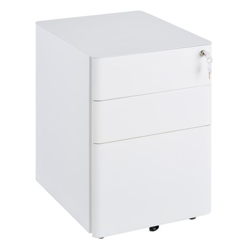 4250871286997 - Aktenschrank mit Schließfach 39 x 48 x 59 cm (BxTxH) Rollcontainer Aufbewahrungsregal Aktenregal Büromöbel 4250871286997 - Aktenschrank mit Schließfach 39 x 48 x 59 cm (BxTxH) Rollcontainer Aufbewahrungsregal Aktenregal Büromöbel