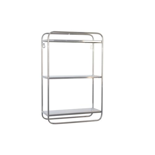 4046884085975 - Möbel Direkt Online - Modernes Wandregal Bücherregal Ilona aus Metall silber 4046884085975 - Möbel Direkt Online - Modernes Wandregal Bücherregal Ilona aus Metall silber