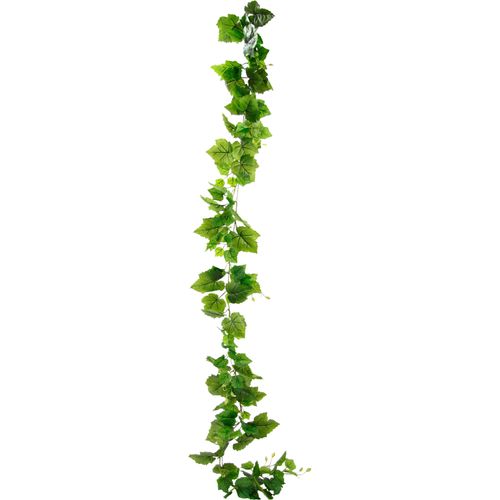 4019844787646 - Kunstranke IGEA Weinblatt grün B16cm H180cm L8cm Obermaterial 95% Polyester 5% Kunststoff Kunstpflanzen Künstliche Weinranke Wanddekoration