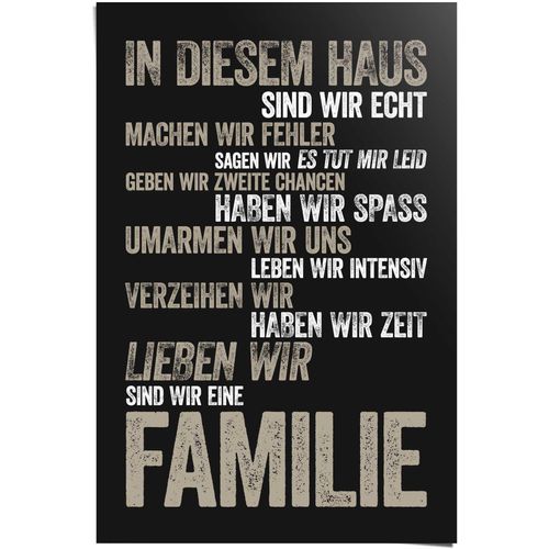 8714597502701 - Poster REINDERS In diesem Haus bunt (farbe bild(er) mehrfarbig) B61cm H915cm Papier Bilder