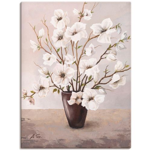 4055327148542 - Wandbild ARTLAND Magnolien Bilder Gr B H 60 cm x 80 cm Leinwandbild Blumen 1 St grau Bild Poster Bilder als Alubild Leinwandbild Wandaufkleber oder in versch Größen 4055327148542 - Wandbild ARTLAND Magnolien Bilder Gr B H 60 cm x 80 cm Leinwandbild Blumen 1 St grau Bild Poster Bilder als Alubild Leinwandbild Wandaufkleber oder in versch Größen