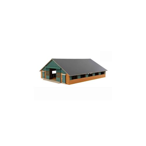 8713219254004 - Van Manen Kids Globe 610540 - Bauernhof Kuhstall aus Holz 132 passend Siku Fahrzeuge braun Kinder 8713219254004 - Van Manen Kids Globe 610540 - Bauernhof Kuhstall aus Holz 132 passend Siku Fahrzeuge braun Kinder