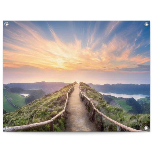8714597638493 - Poster REINDERS Morgenröte blau (farbe bild(er) blau) B80cm H60cm T01cm Leinwand Bilder Outdoor für Garten oder Balkon