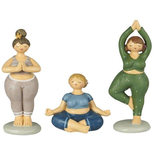 5709898355159 - 3 Damen Yoga-Position Dekor Figuren 5 x 5 x 16 cm grün 5709898355159 - 3 Damen Yoga-Position Dekor Figuren 5 x 5 x 16 cm grün