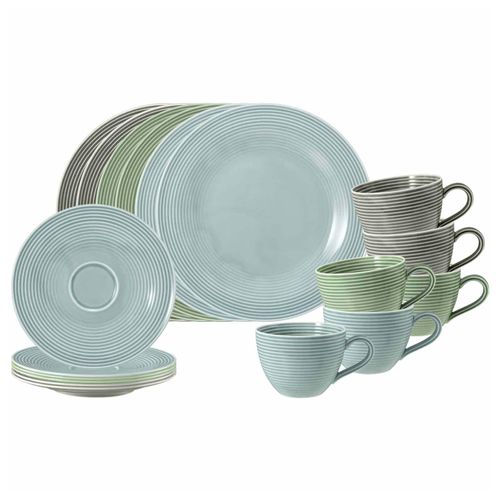 4262517042386 - Kaffeeservice Beat Color Glaze 18er Set 4262517042386 - Kaffeeservice Beat Color Glaze 18er Set